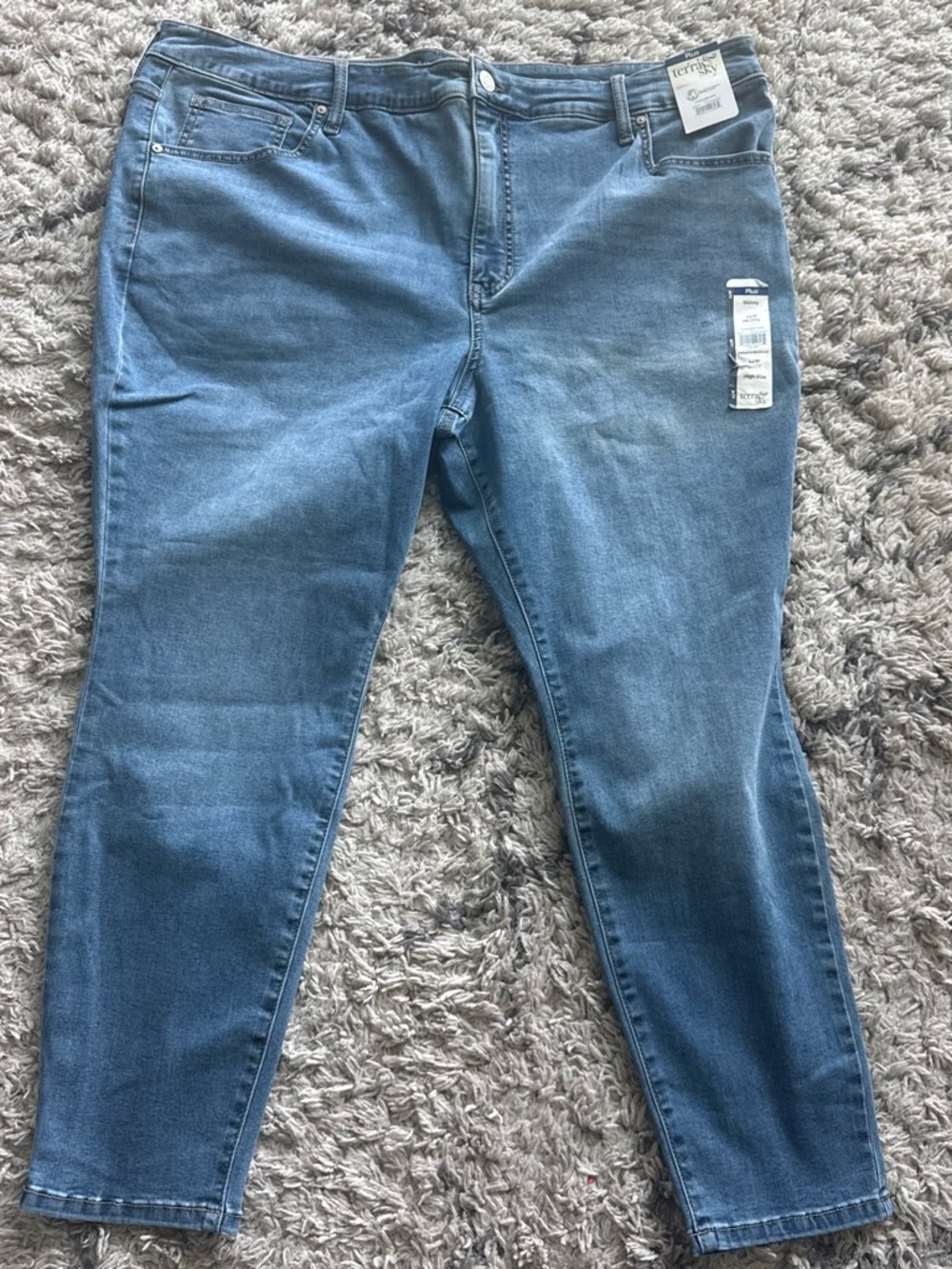 Terra & Sky Light Blue Stretch Jeggings